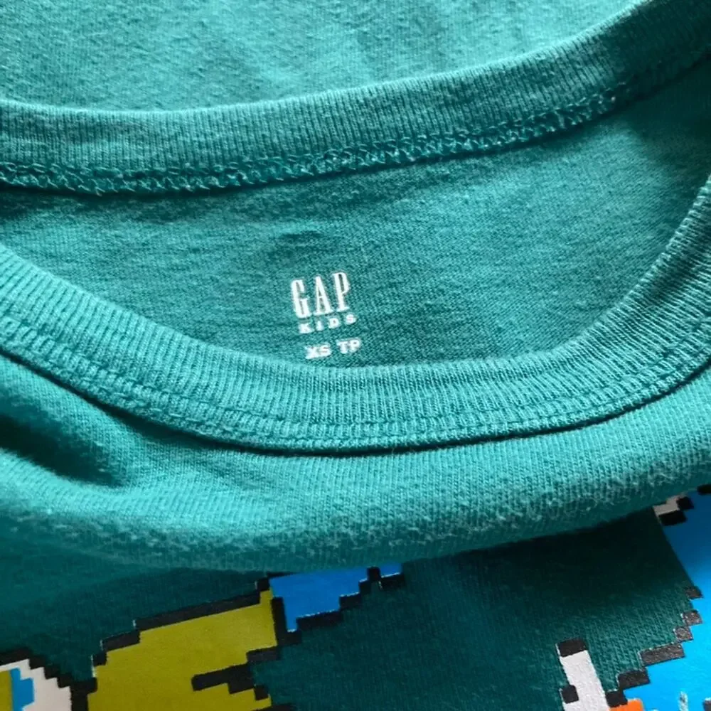 Gap Kids Snowboarder Long Sleeve Tee - Green - XS